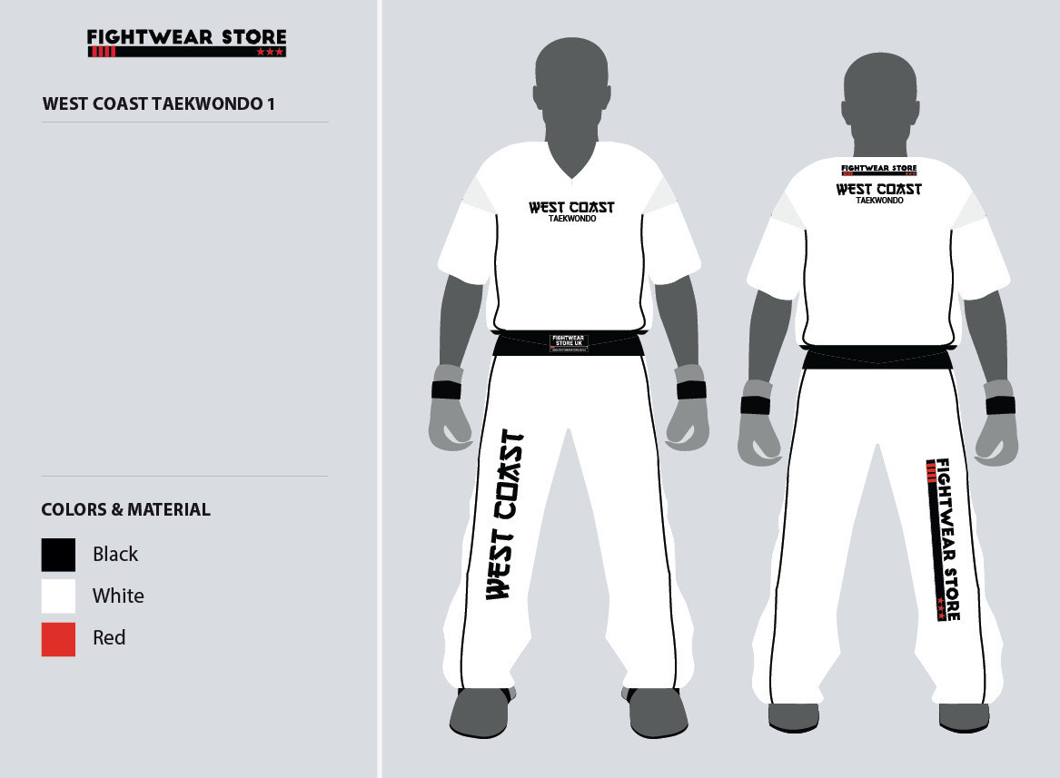 West Coast Colour Belt Suit